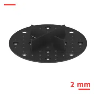 Podkładka pod płyty tarasowe 2 mm czarna