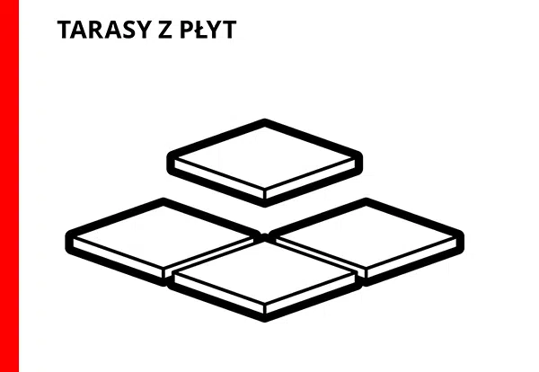 Wsporniki po płyty tarasowe