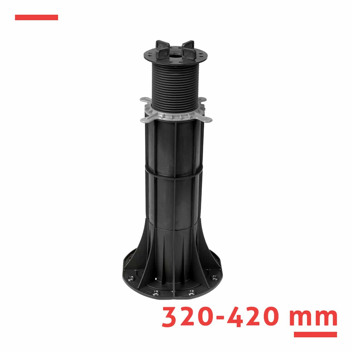 Wspornik tarasowy regulowany 320-420 mm pod płyty tarasowe