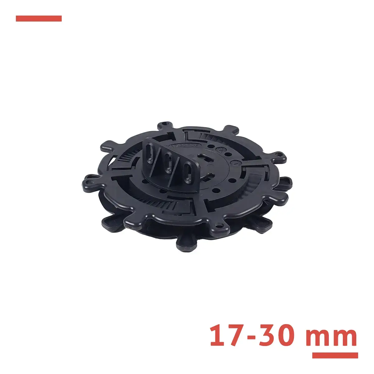 wspornik-tarasowy-regulowany-spiral-017-030-mm-dysk-adapter-do-legarow-01 Wspornik tarasowy regulowany 45-70 mm pod płyty trasowych z fugą 3 mm