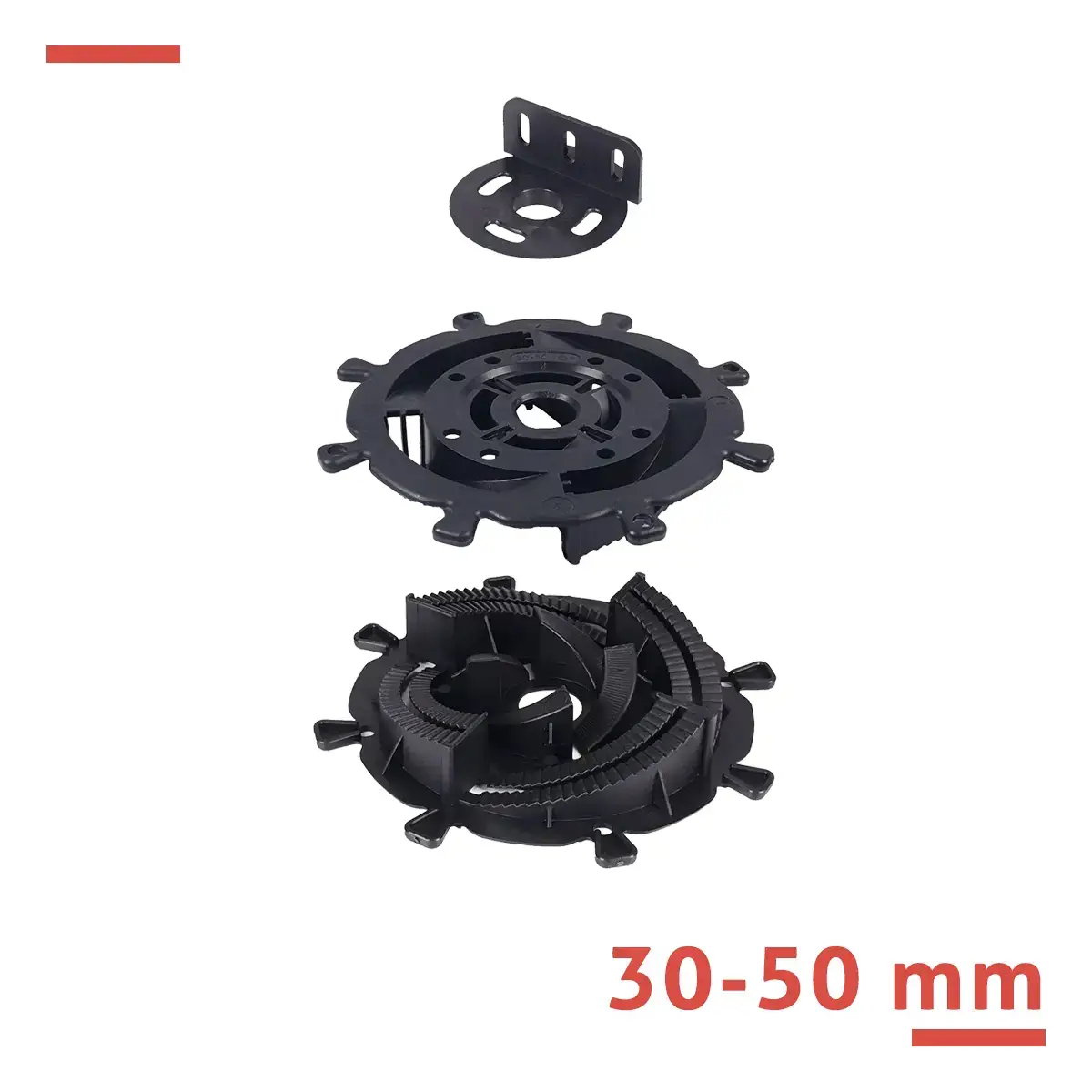 Wspornik regulowany 30-50 mm - do legarów - obrazek 6