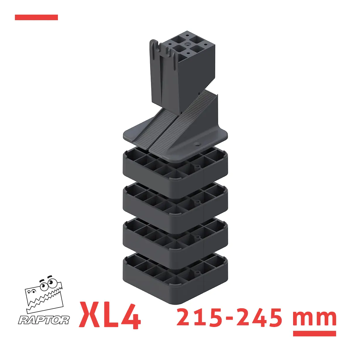 Wspornik klinowy RAPTOR XL4 215-245 mm - obrazek 4