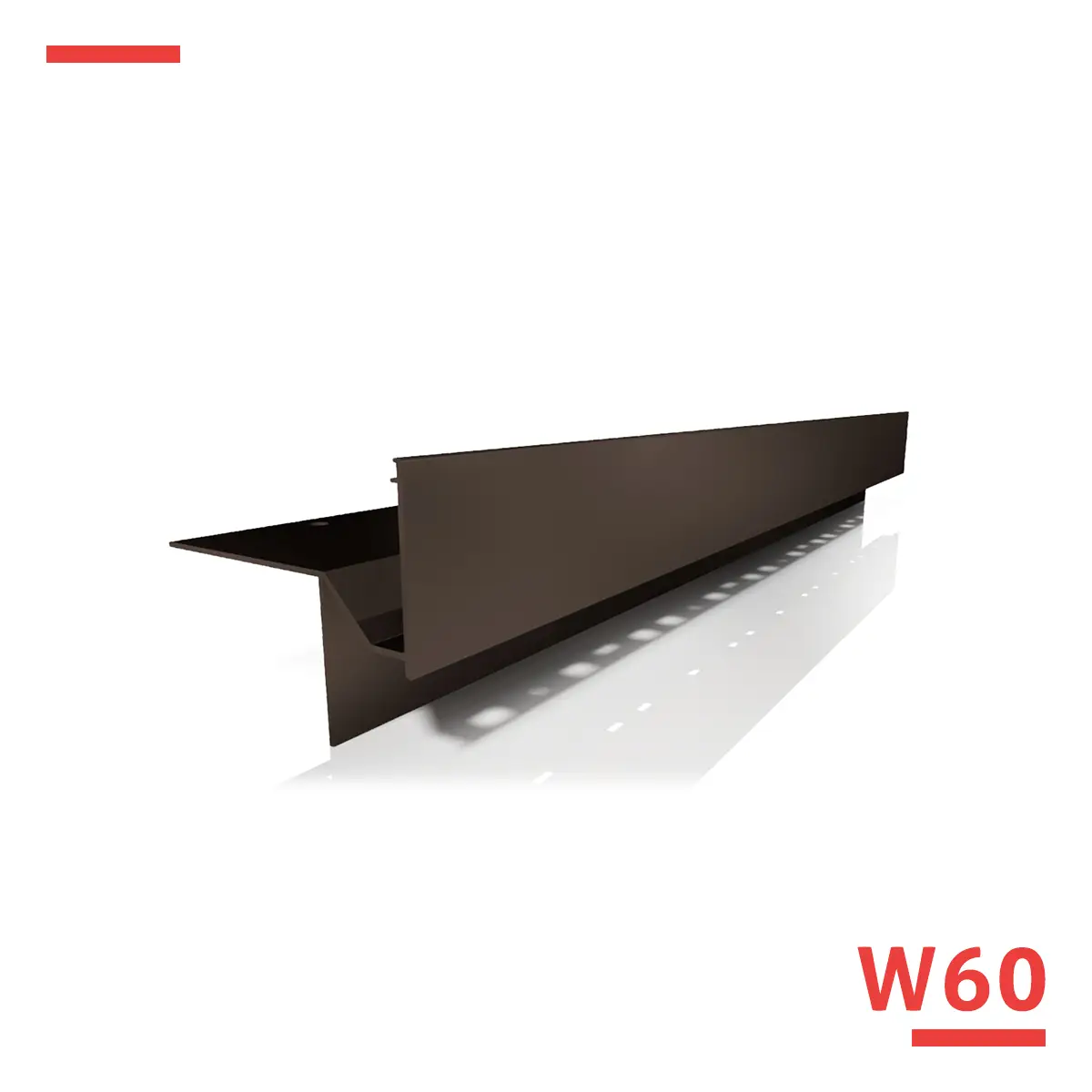 Profil okapowy PROFPLAST W60 200 cm - obrazek 2